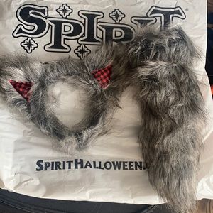 Werewolf tail and ears Halloween costume